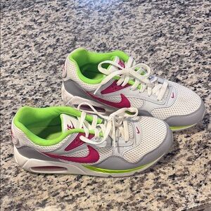 Nike Air Max Correlate White Fireberry Lime Green size 10